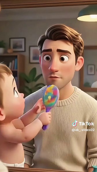 Baby Drinks Juice Then Spits It Out – Cute Kids Cartoon Clip