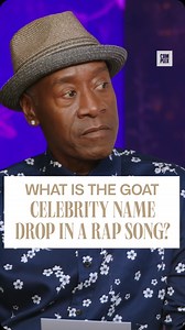 GOAT celeb name drop in a rap song? 🤔 Don Cheadle and Taraji P. Henson discuss on the latest #GOATTalk 🐐 LINK IN BIO to watch the latest episode 🔗 | Complex Music