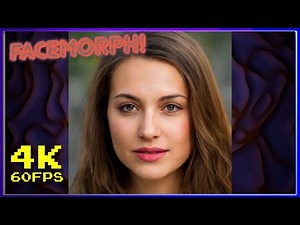 StyleGAN face transitions - 4k, 60fps