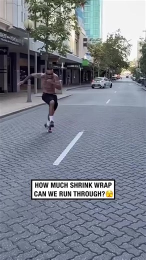 How much shrink wrap can you run through 😂 🫣 🎥: @lilgolo | lil golo