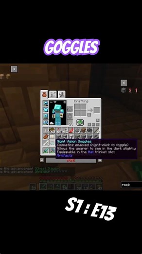 Night Vision Goggles #levelz #moddedminecraft #letsplay