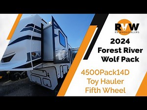 2024 Wolf Pack 4500Pack14D Toy Hauler Fifth Wheel Walk-Through