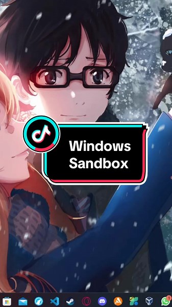 How to setup Windows Sandbox? #fyp #fypシ #infosec #cybersecurity #sandbox #malware #speedrun #safety #windows