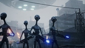 Alien Invaders Deep Space Energy Weapons Stock Footage Video (100% Royalty-free) 1090542749 | Shutterstock