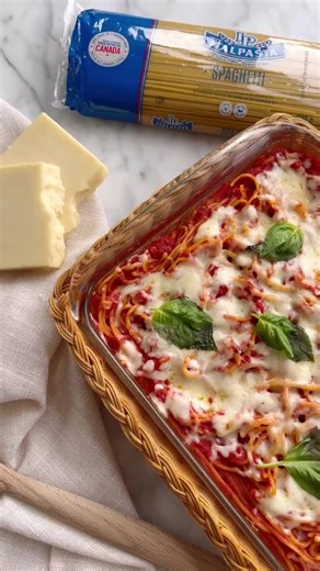 Save on dishes AND time with this delicious Easy Prep Pasta Bake recipe! #forpastalovers #fyp #easypastarecipe #quickrecipes