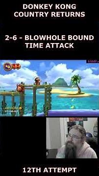 2-6 - Blowhole Bound (Time Attack) - Donkey Kong Country Returns