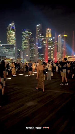 5.7K views · 21 reactions | The most beautiful place in Singapore Night View of Marina Bay. | Singapore Nightlife | Facebook