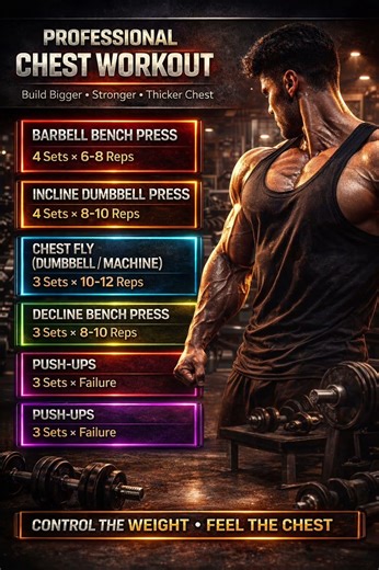 Professional Chest Workout | Build Bigger & Stronger Chest