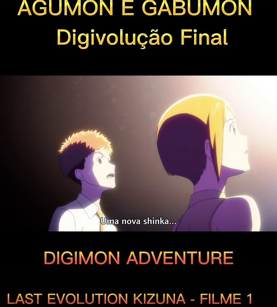 Agumon e Gabumon Digivolução Final Completo
