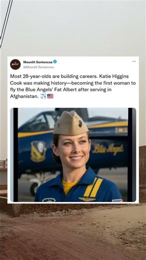 Breaking Barriers in the Sky ✈️ | Katie Higgins Cook Makes History with Blue Angels