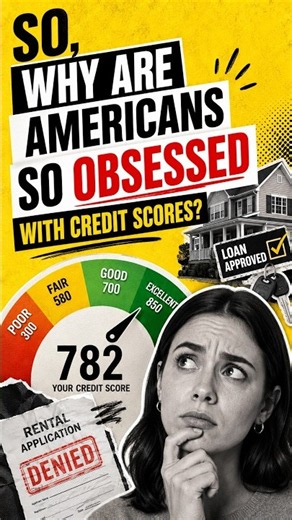 Why your credit score is the only thing that matters #finance #money #creditscore #youtubeshorts