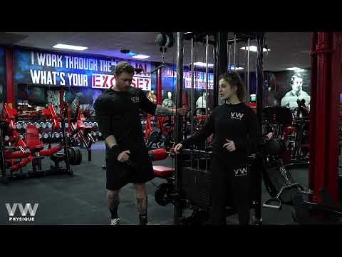 Cable Cuffed Lateral Raise Single Arm Tutorial