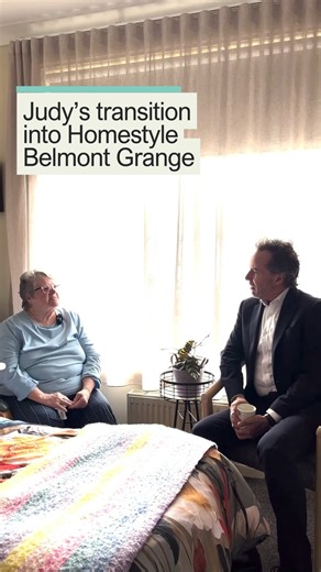 Meet Judy Maxwell, a resident at Homestyle Belmont Grange. Judy reflects on her journey and the support she found after a challenging few months with CEO Tim Humphries. Judy’s story is a reminder of the strength, care and community that makes Homestyle feel like home. | Homestyle Aged Care Services