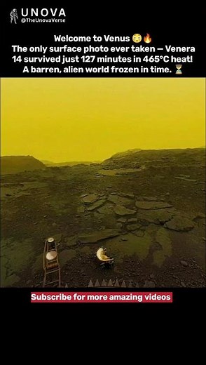The Only Surface Photo of Venus 😱😳
