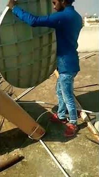 VSAT Antenna Installation ( Unboxing & Assembling)Part 1 #dish #satellite # #networking #tech