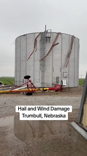 Trumbull Nebraska hail and wind damage June 20 2026