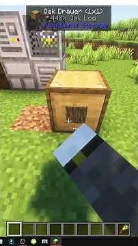 HOW TO USE DRAWERS IN MINECRAFT WITH FUNCTIONAL STORAGE