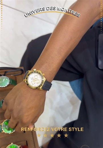 Des sourires, des échanges, de la confiance… Voilà pourquoi on fait ce métier 🤍 Merci à nos clients pour leur passage et leur confiance. Chez Univers des Montres, chaque montre raconte aussi votre histoire. #cadeau #montre #fyp #tiktoksn #BoutiqueDakar