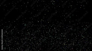 Confetti Golden Particle Glitter Background loop 3d render. Confetti Explosions. Carnival confetti falling animation. Party Popper Explosions. Wedding, Birthday, Celebration, Carnival, Party Holiday.