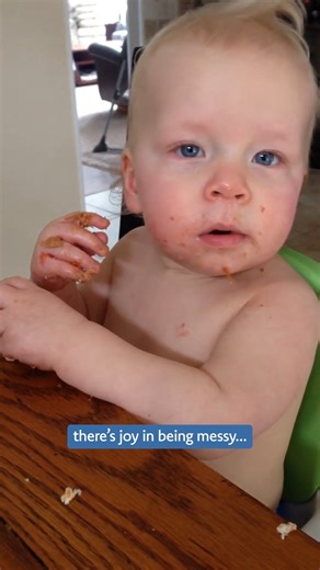 What's your go to snack? #messy #kids #toddlers #purejoy #snacktime | Poke My Heart