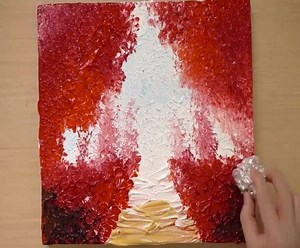 510K views · 23K reactions | How to Draw a Man Walking Dog / Red Acrylic Painting | HO Art | Facebook