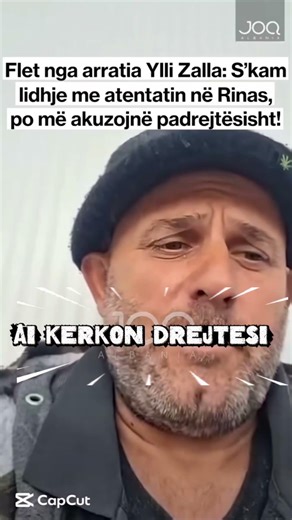 Flet nga arratia Ylli Zalla: Skam lidhje me atentatin ne rinas, po me akuzojne padrejtesisht #shqip