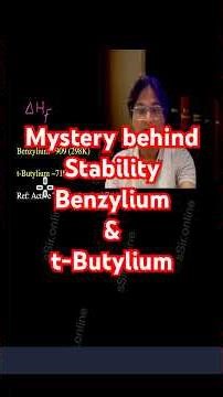 Tertiary Vs Benzylic carbocation #chemistry #jee #neet