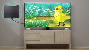 2024 Newest TV Antenna Indoor-580 Miles Long Range Antenna for Smart TV-Digital HD Antenna Amplifier Booster for Local Channels-Support 8K 4K 1080p VHF UHF 360° Signal Reception-18ft Coax HDTV Cable