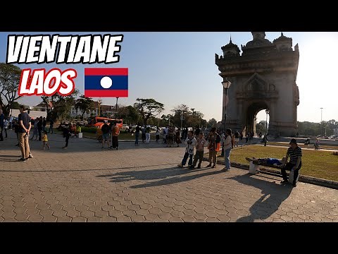 [4K] Vientiane City Tour - Capital Of Laos | 4K HDR WALK