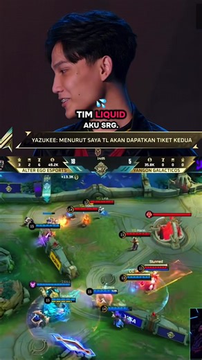 hijume memprediksi SRG akan jadi team kedua ke knockout stage selepas AE , respect hijume 🤝 #MLBBM7 #MLBB