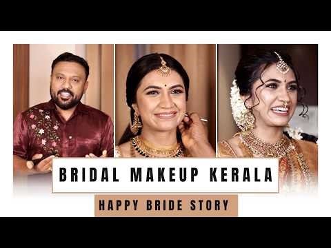 Bridal Makeup Kerala wedding | Happy Bride Story Guruvayur Wedding Look | Vikas Vks Makeup Artist