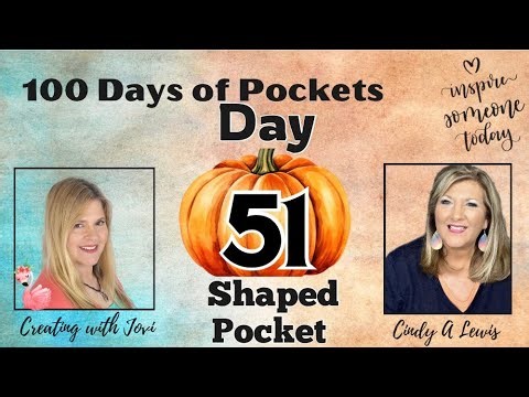 100 Days of Pockets DAY 51 Heart Shaped Pocket