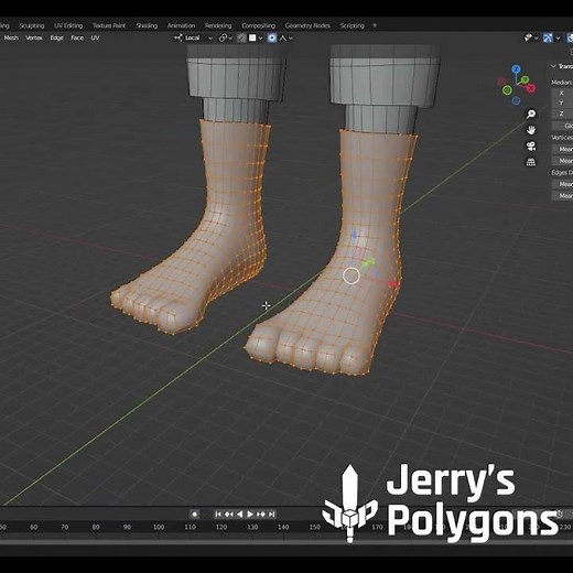 3D Character Clothes Modeling Using Blender