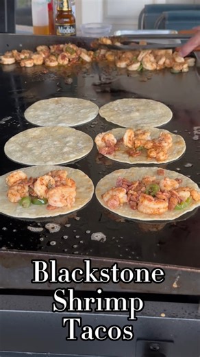Shrimp tacos on the Blackstone! Dang these hit right Part 3 | SmokehouseNick