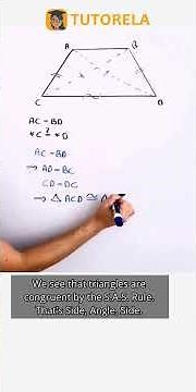 Isosceles Trapezoids: Are Base Angles Always Equal? #Math #TrapezoidForNinthGrade