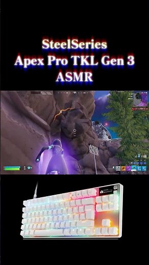 【ASMR】SteelSeries Apex Pro TKL Gen 3 Fortnite Reload 240FPS/4K フォートナイト/Fortnite