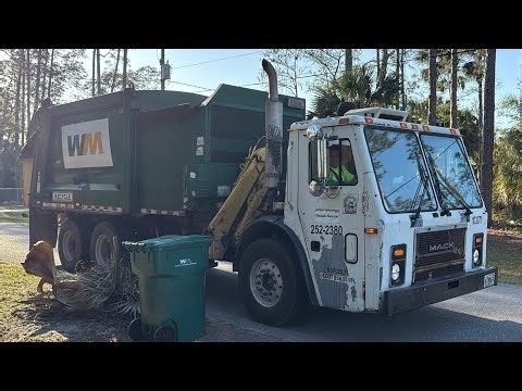 Waste Management Mack LE Heil Python Garbage Truck!