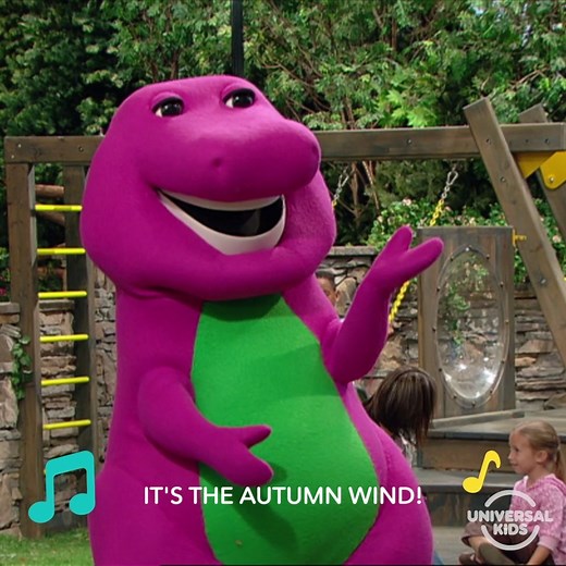 34K views · 429 reactions | There's so much to love about autumn! Have your little one sing along with #Barney and friends to “I Like Autumn” and let us know your family’s favorite fall activity!   | Universal Kids | Facebook