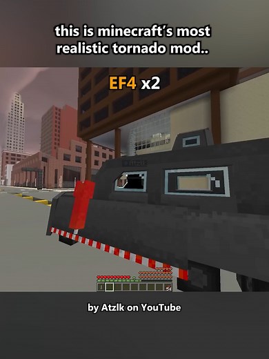 Using the TIV 2 to Survive Tornadoes in Minecraft
