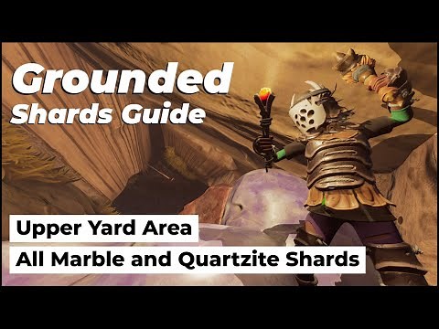 Grounded: All Marble and Quartzite Shards From the Upper Yard Area | Every Rock in The Game (7 of 7)