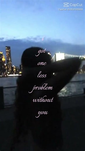 One less problem without ya #tiktokcompilation#music#lyrics#quotes#relatable#tiktokreposts