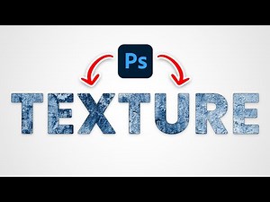 How To Add Texture To Text In Photoshop
