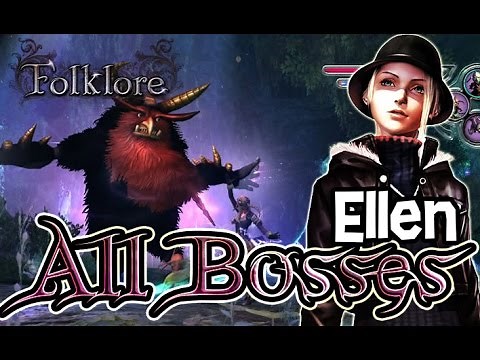 Folklore All Bosses | Boss Fights | Final Boss - Ellen (PS3)