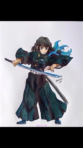 Drawing Demon slayer characters 😳 #art #anime #drawing