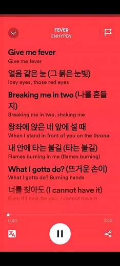 Fever by Enhypen English Lyrics
