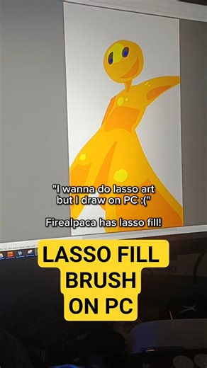 Lasso brush PC #firealpaca #lassotool #lassoart