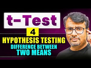 t - Test | Difference Between Two Means | Hypothesis Testing Step by Step | By GP Sir
