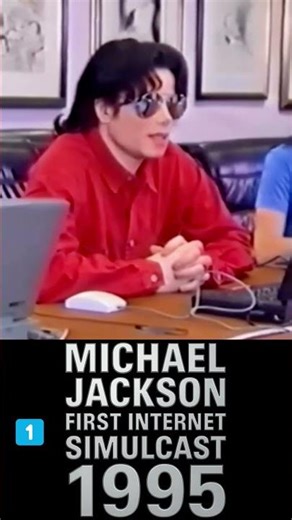 🔥 Michael Jackson – The First Internet Simulcast in History 1️⃣ (August 17, 1995) #shorts #short #mj