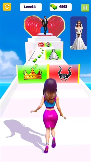 Good or Bad Girl Love Race #runner #hypercasualgames