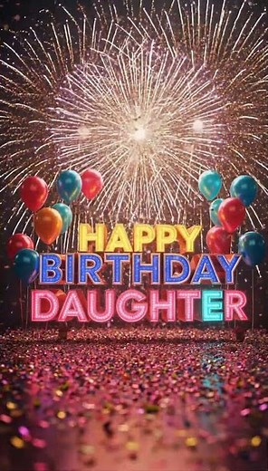 Happy Birthday Daughter 💖🎂✨
